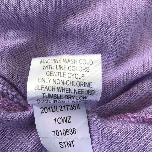 2/$50 UNITY Purple Ombré Short Sleeve Shirt Size 1X - Picture 6 of 9